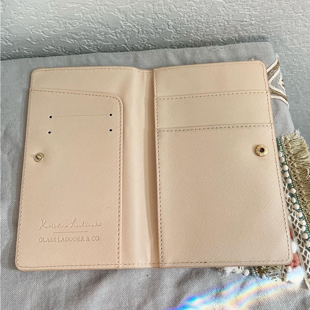 Hand Painted by me!! Kristina Lubinski Travel Wallet - Picture 4 of 8